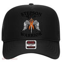 Stepson Of A Warrior Leukemia Cancer Awareness Support Squad Gift Hat thumb 0