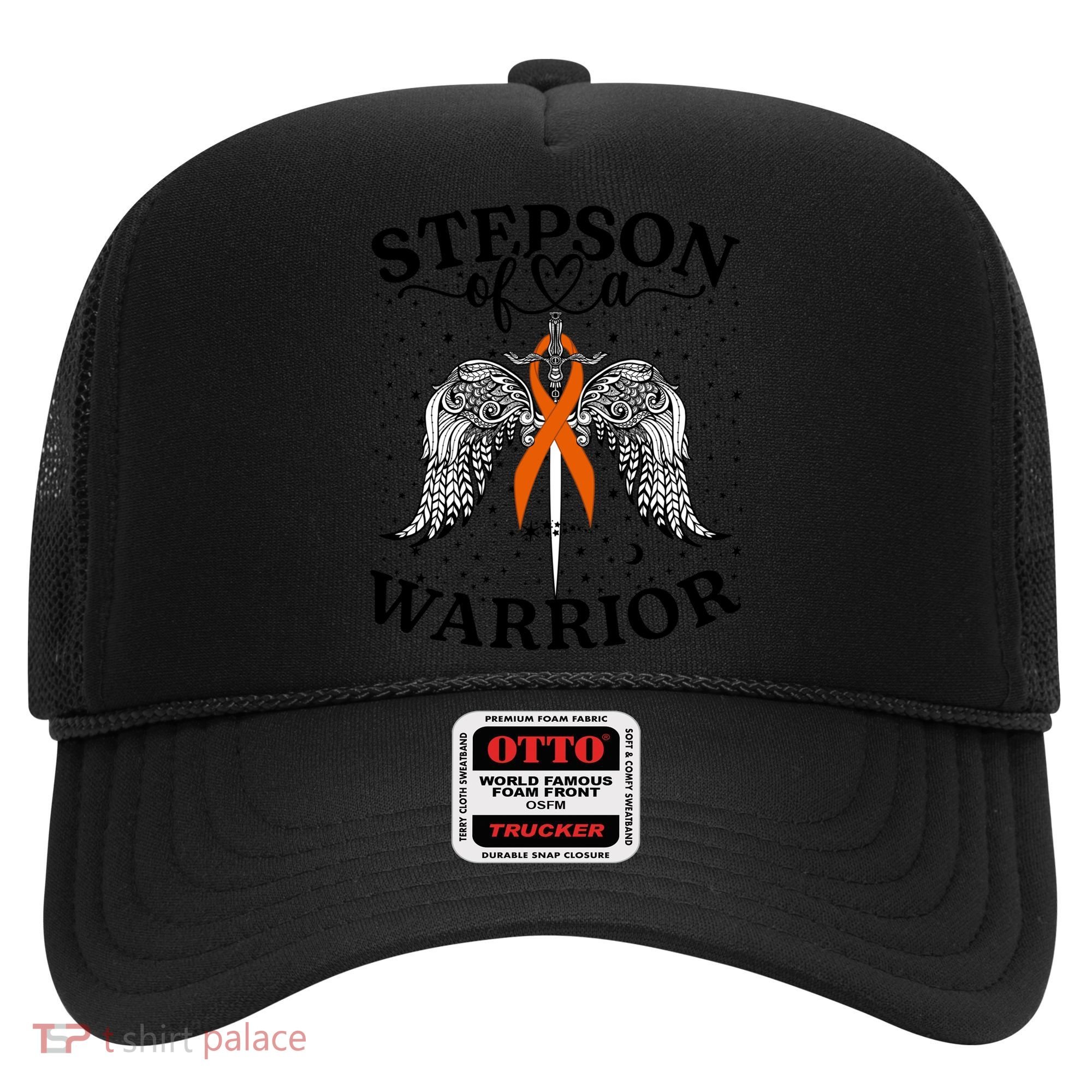 Stepson Of A Warrior Leukemia Cancer Awareness Support Squad Gift Hat