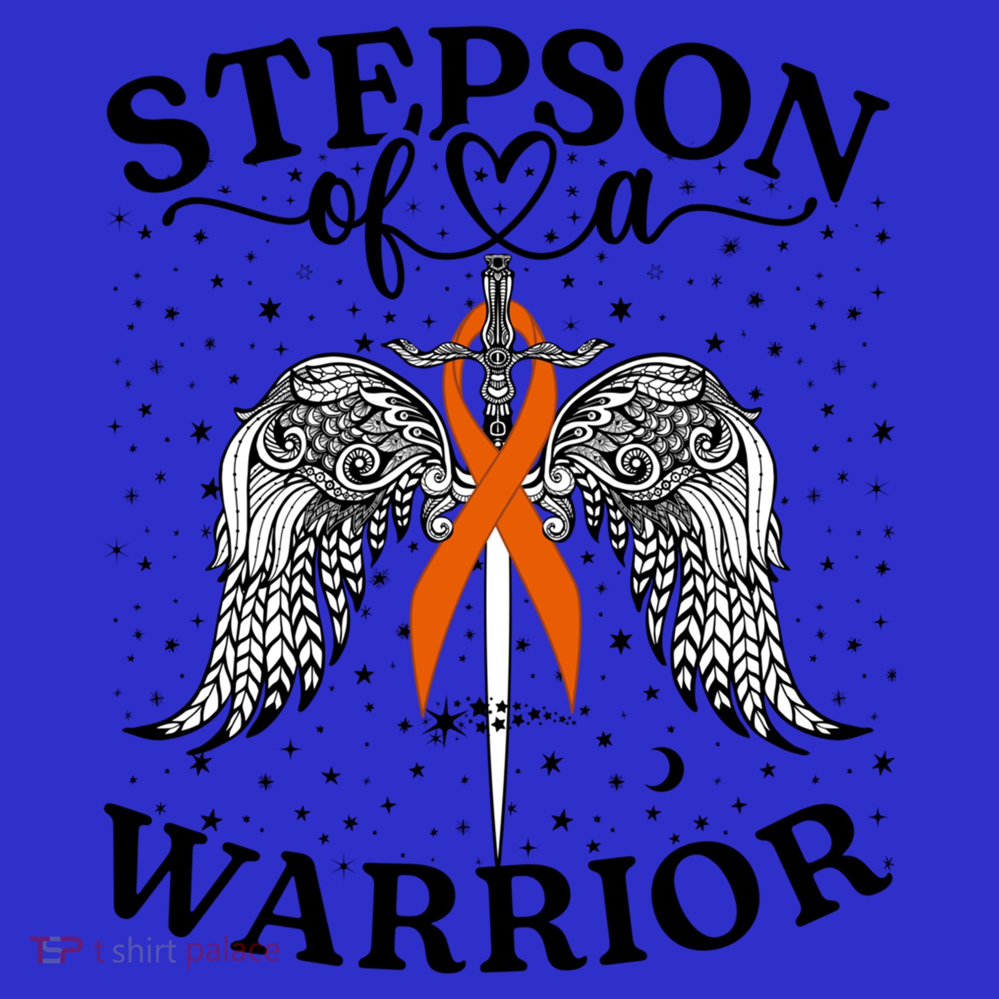 Stepson Of A Warrior Leukemia Cancer Awareness Support Squad Gift Women's Tank Top