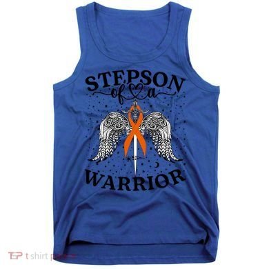Stepson Of A Warrior Leukemia Cancer Awareness Support Squad Gift Tank Top