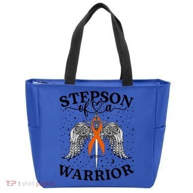 Stepson Of A Warrior Leukemia Cancer Awareness Support Squad Gift Tote Bag