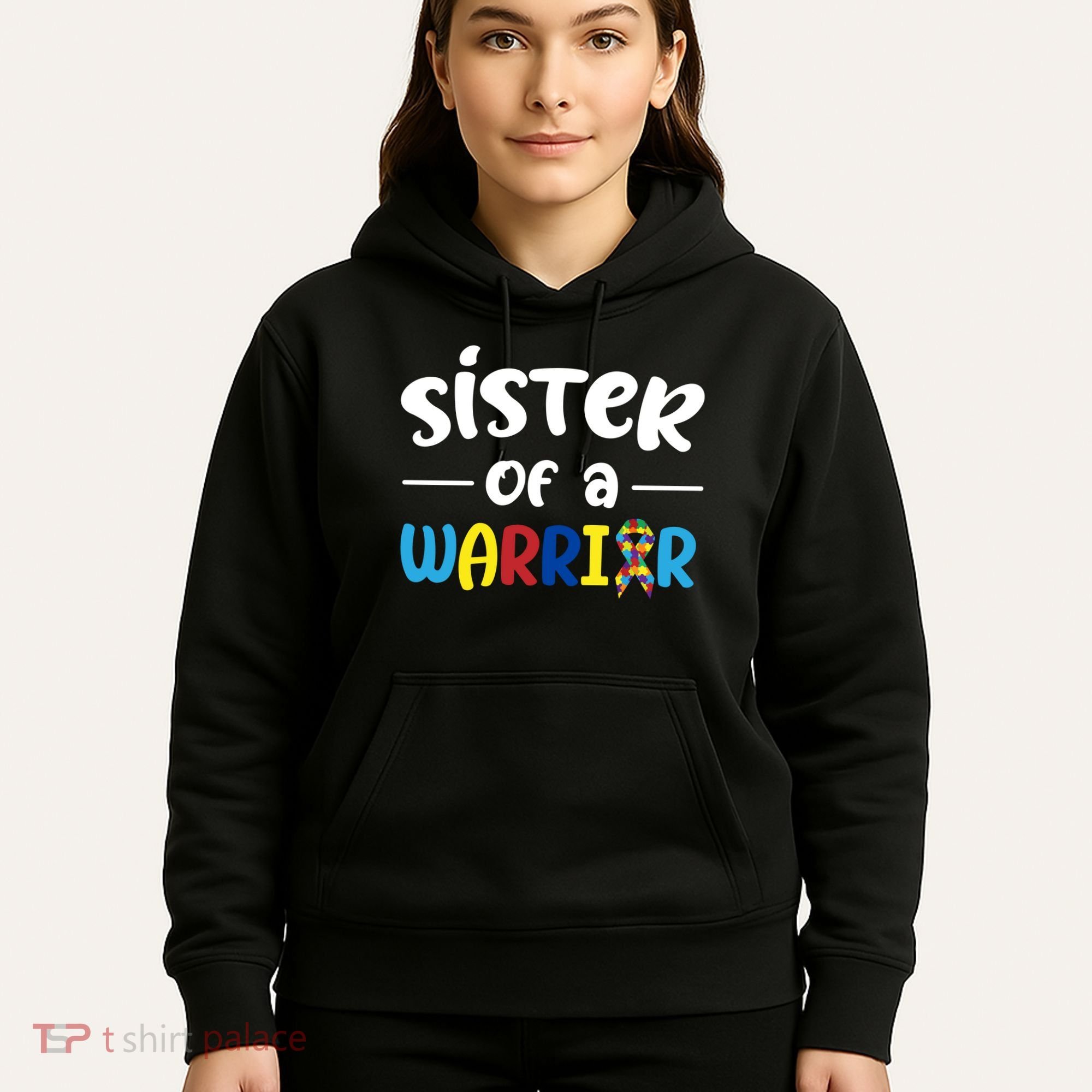 Sister Of A Warrior Autism Awareness Hoodie