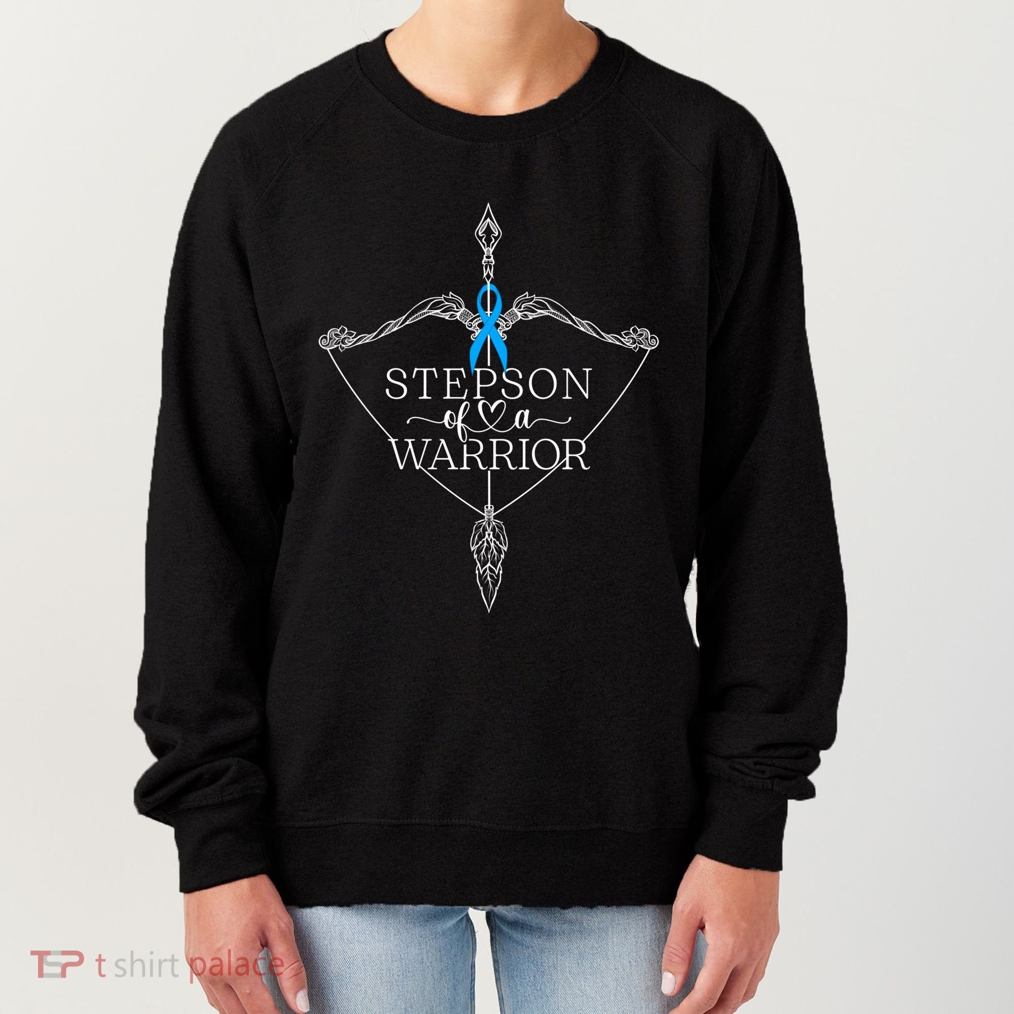 Stepson Of A Warrior Prostate Cancer Awareness Support Squad Gift Women's Sweatshirt