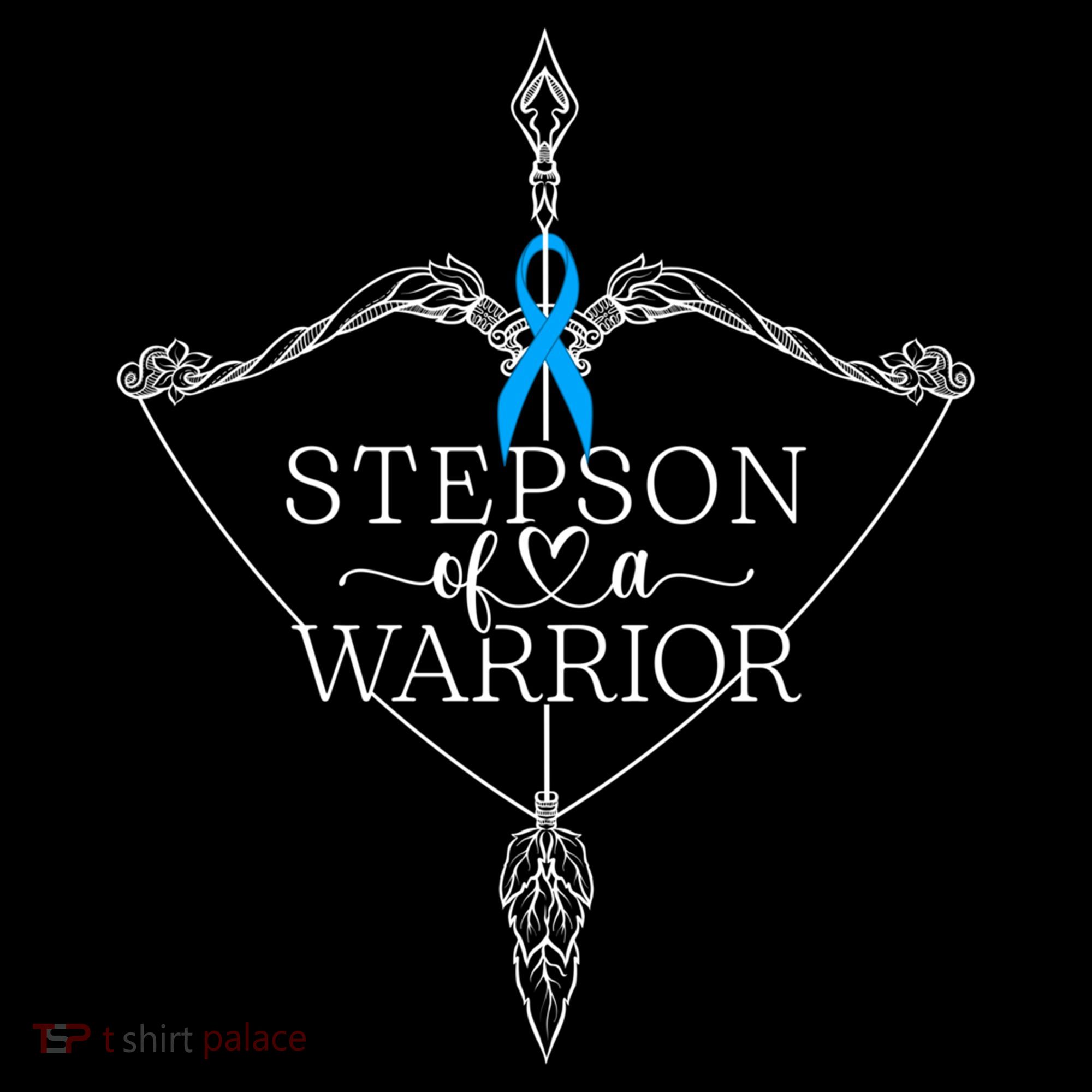 Stepson Of A Warrior Prostate Cancer Awareness Support Squad Gift USA-Made Doggie Bandana