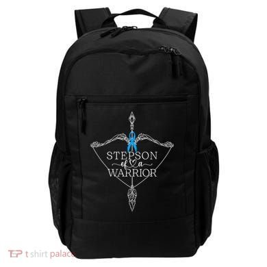 Stepson Of A Warrior Prostate Cancer Awareness Support Squad Gift Backpack
