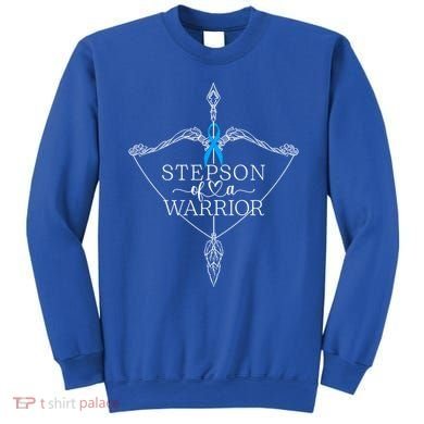 Stepson Of A Warrior Prostate Cancer Awareness Support Squad Gift Sweatshirt