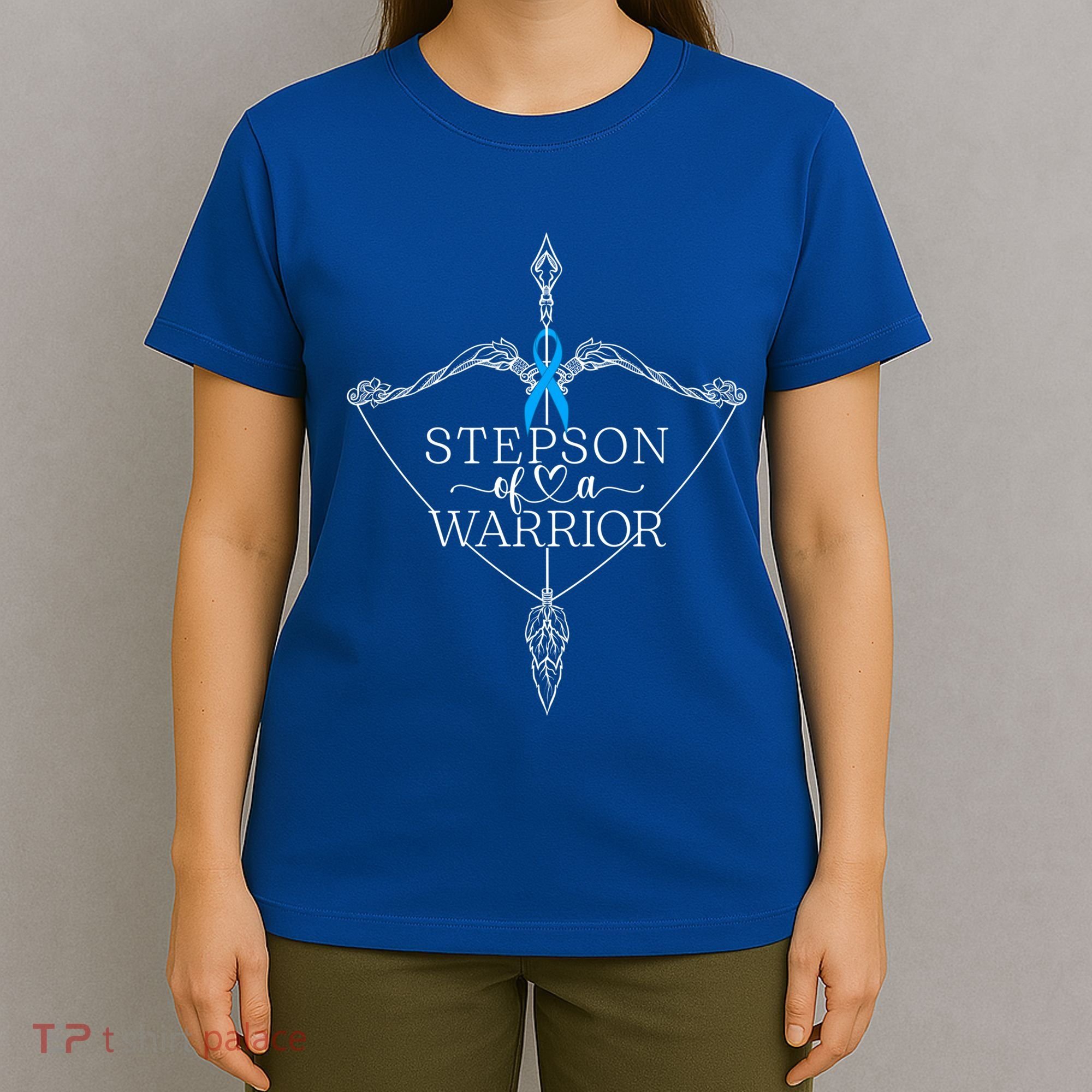 Stepson Of A Warrior Prostate Cancer Awareness Support Squad Gift T-Shirt