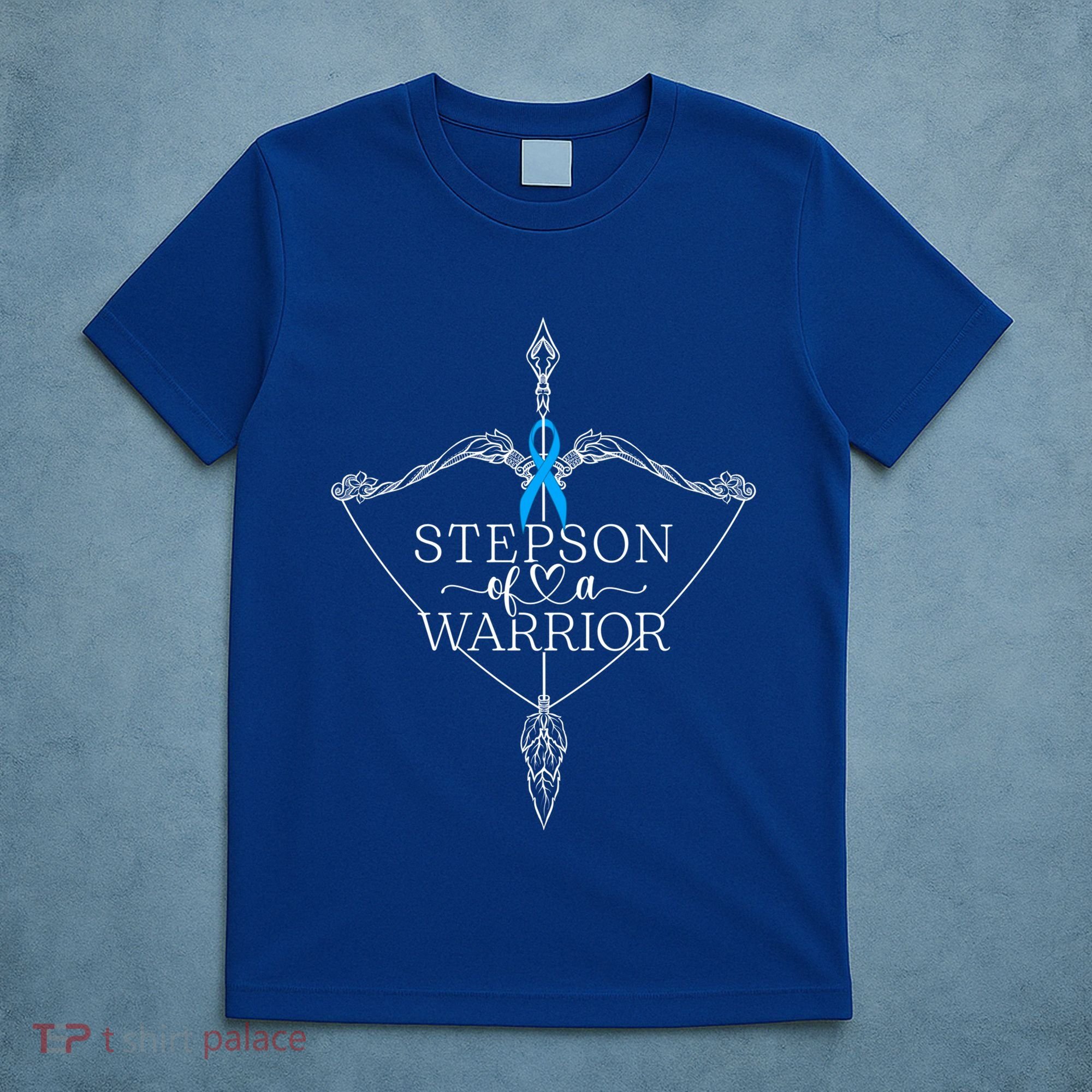 Stepson Of A Warrior Prostate Cancer Awareness Support Squad Gift T-Shirt
