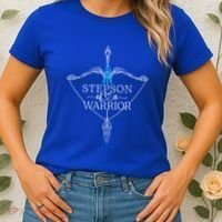 Stepson Of A Warrior Prostate Cancer Awareness Support Squad Gift Women's T-Shirt thumb 2
