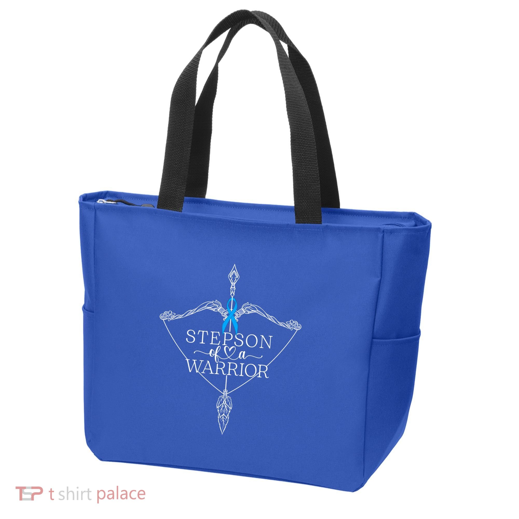 Stepson Of A Warrior Prostate Cancer Awareness Support Squad Gift Tote Bag