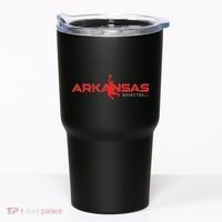 State Of Arkansas Basketball Fan Souvenir Dunking Silhouette Tumbler thumb 0