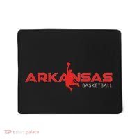 State Of Arkansas Basketball Fan Souvenir Dunking Silhouette Mousepad thumb 0