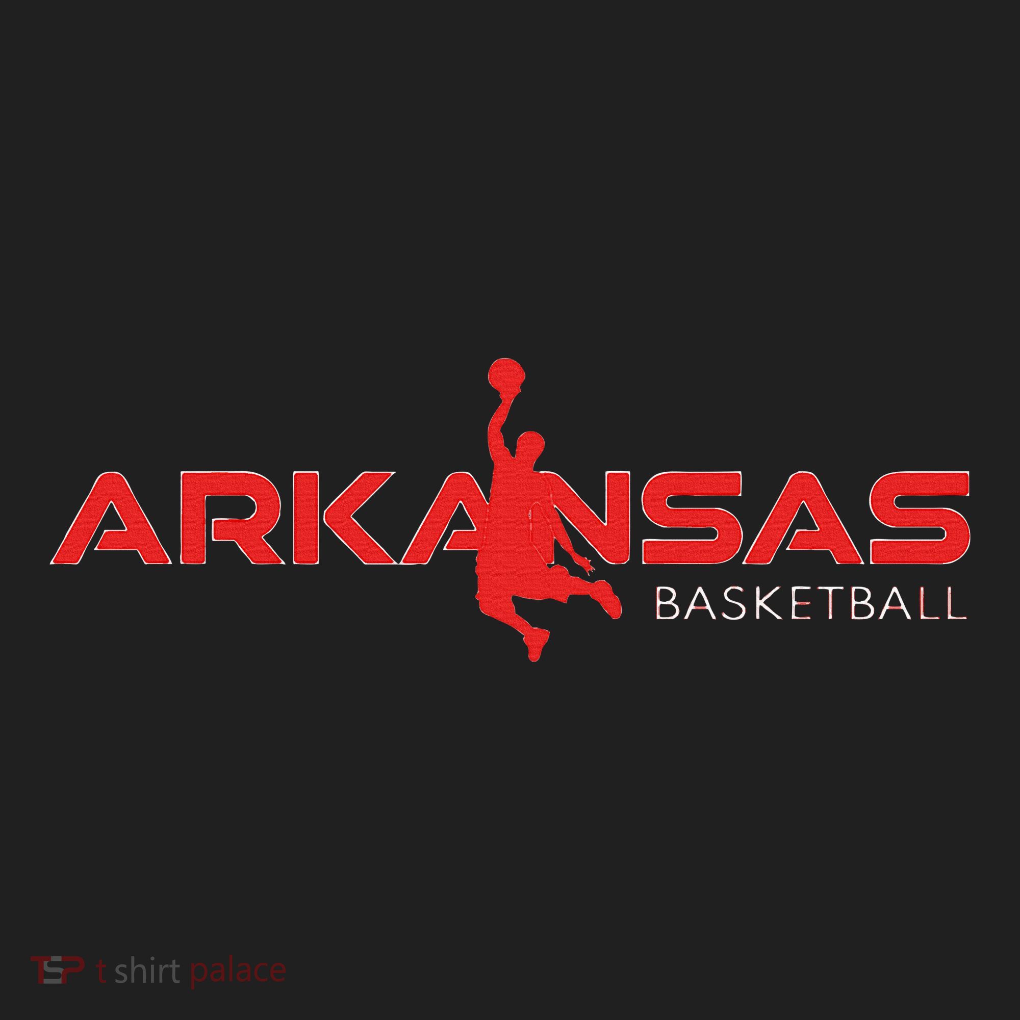 State Of Arkansas Basketball Fan Souvenir Dunking Silhouette Hat