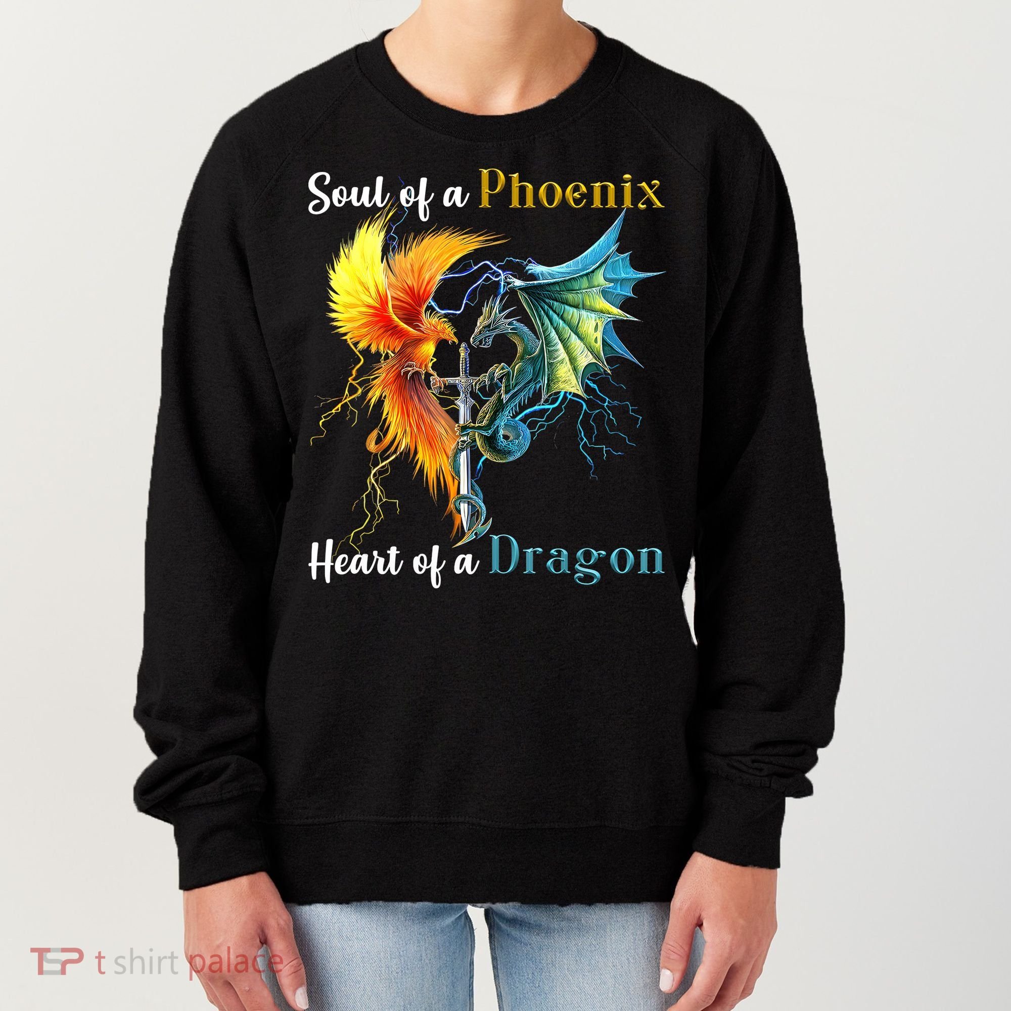 Soul Of A Phoenix Heart Of A Dragon Women's Sweatshirt
