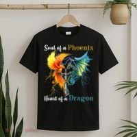 Soul Of A Phoenix Heart Of A Dragon T-Shirt thumb 2