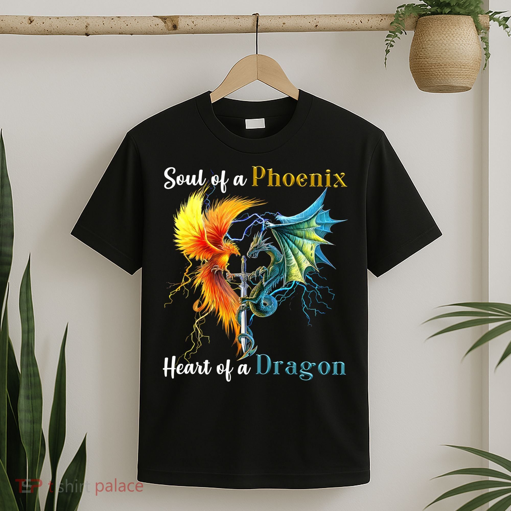 Soul Of A Phoenix Heart Of A Dragon T-Shirt