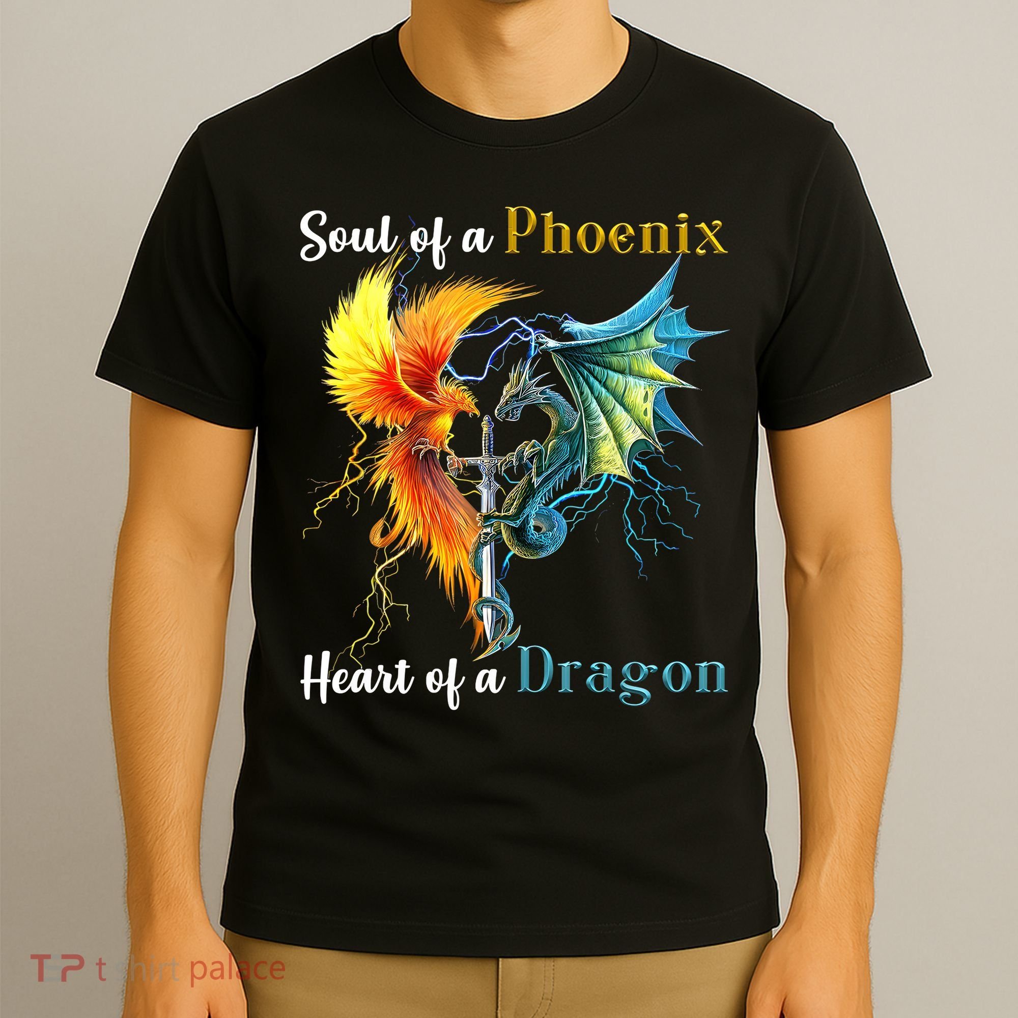 Soul Of A Phoenix Heart Of A Dragon T-Shirt