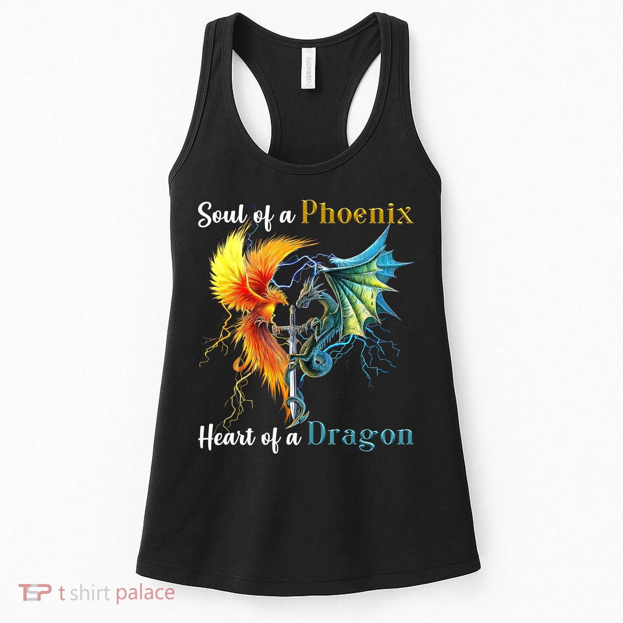 Soul Of A Phoenix Heart Of A Dragon Women's Tank Top