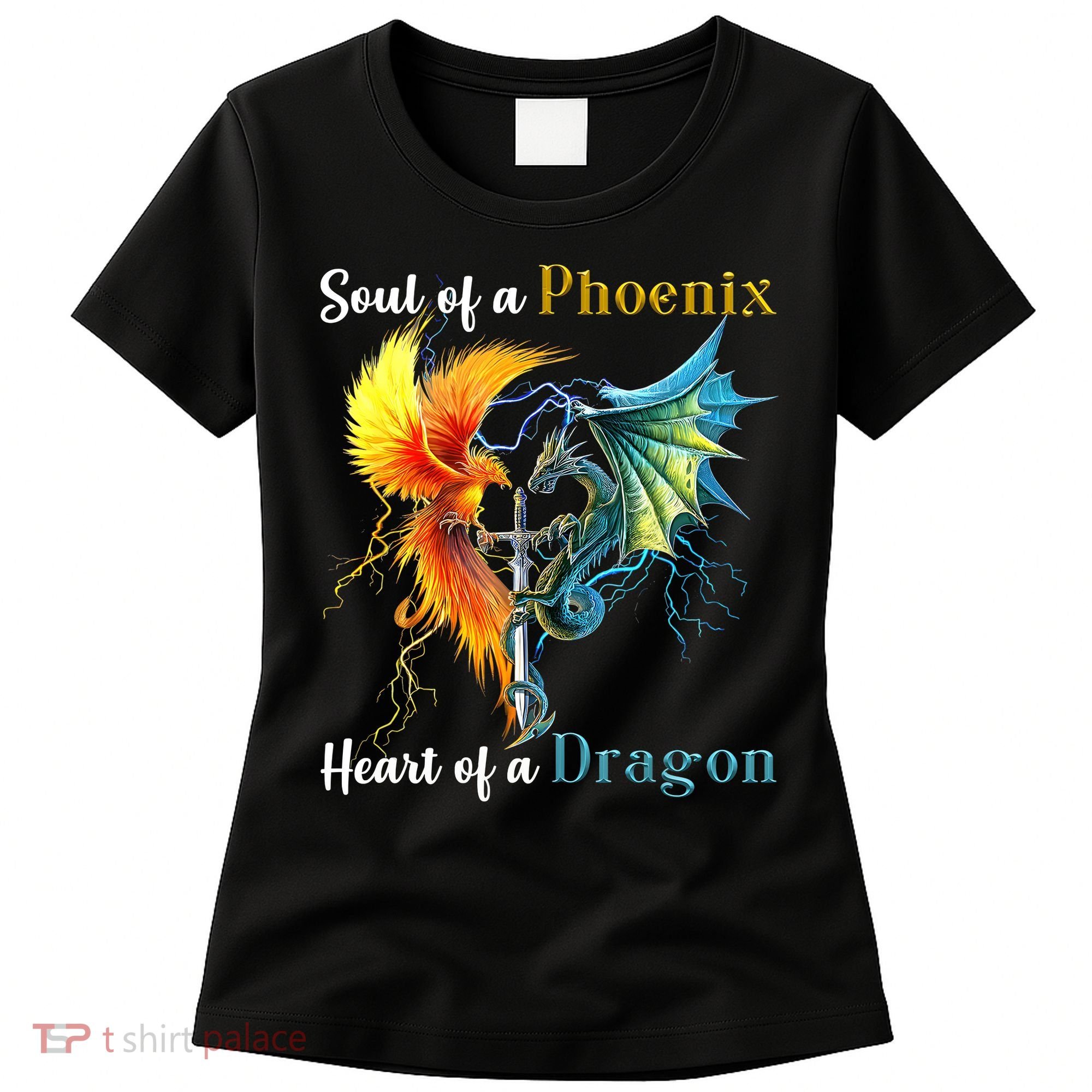 Soul Of A Phoenix Heart Of A Dragon Women's T-Shirt