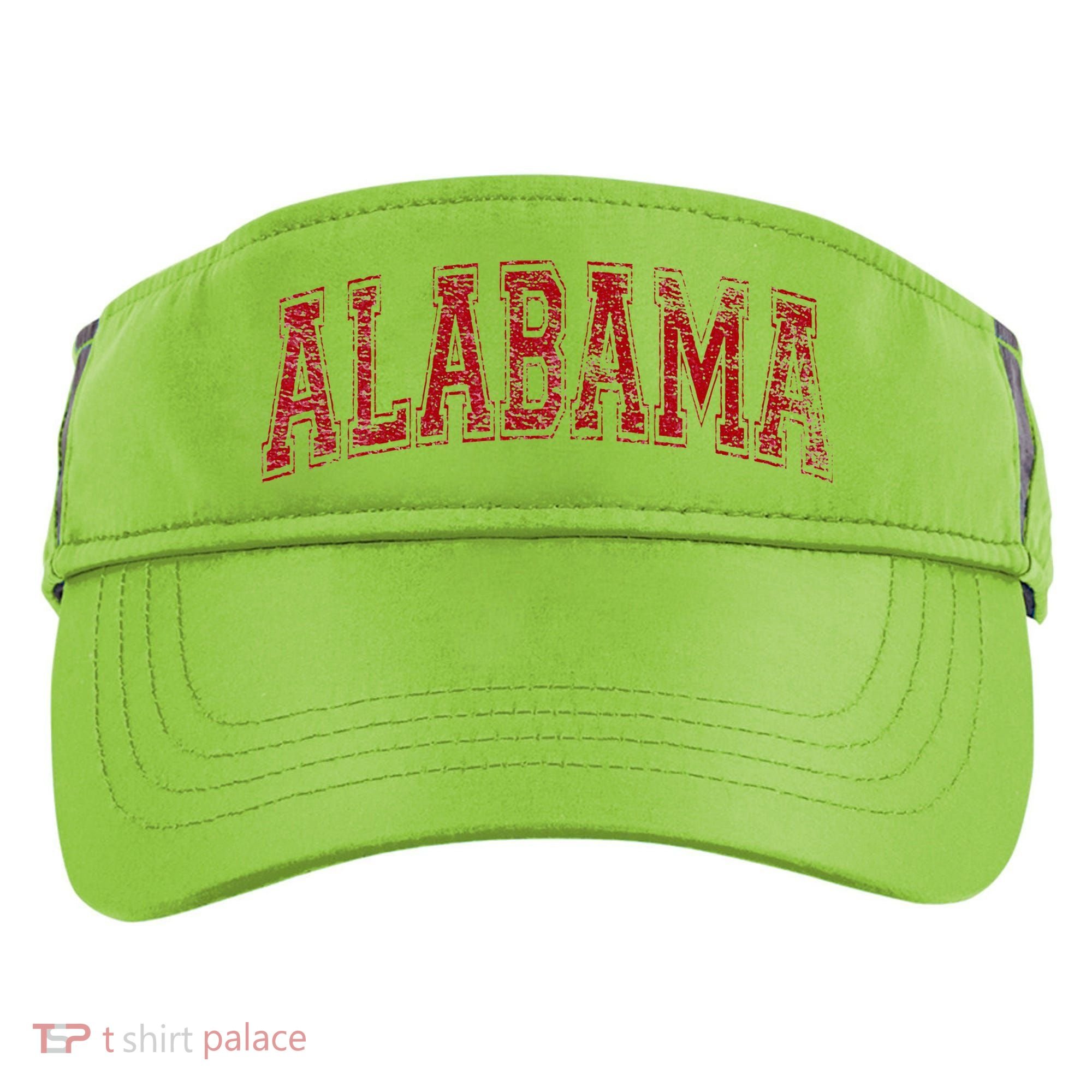 State Of Alabama Varsity Style Adult Drive Performance Visor