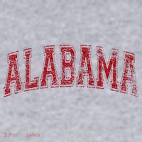 State Of Alabama Varsity Style Women's Sweatshirt thumb 2