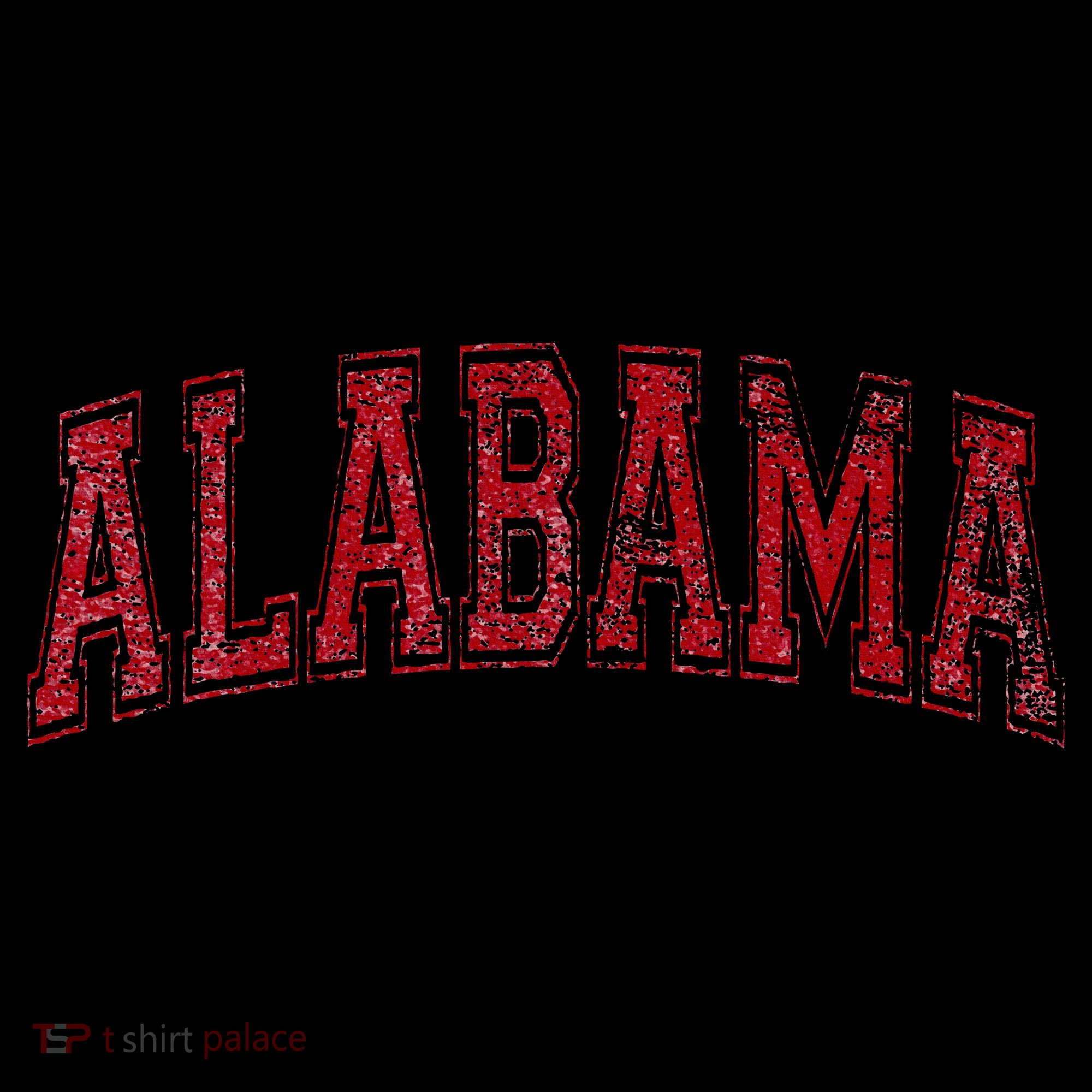 State Of Alabama Varsity Style Kids Colorblock Raglan Jersey