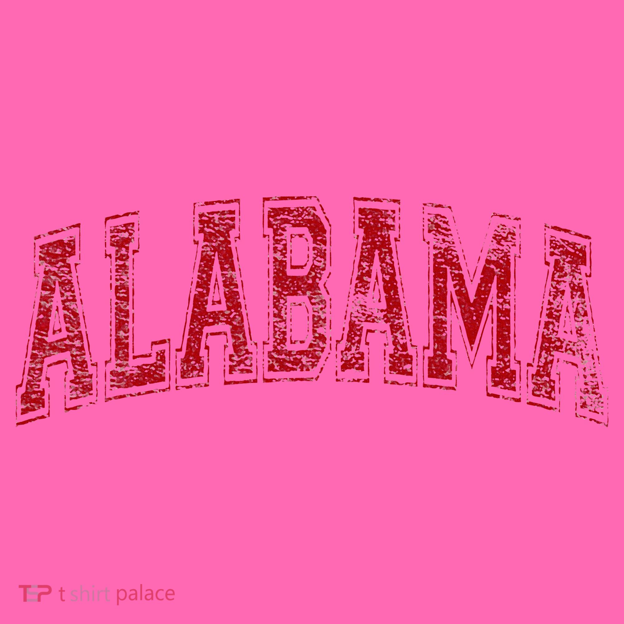 State Of Alabama Varsity Style Stripe Pom Pom Beanie