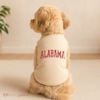 State Of Alabama Varsity Style Doggie Tank thumb 2