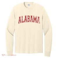 State Of Alabama Varsity Style Long Sleeve Shirt thumb 0
