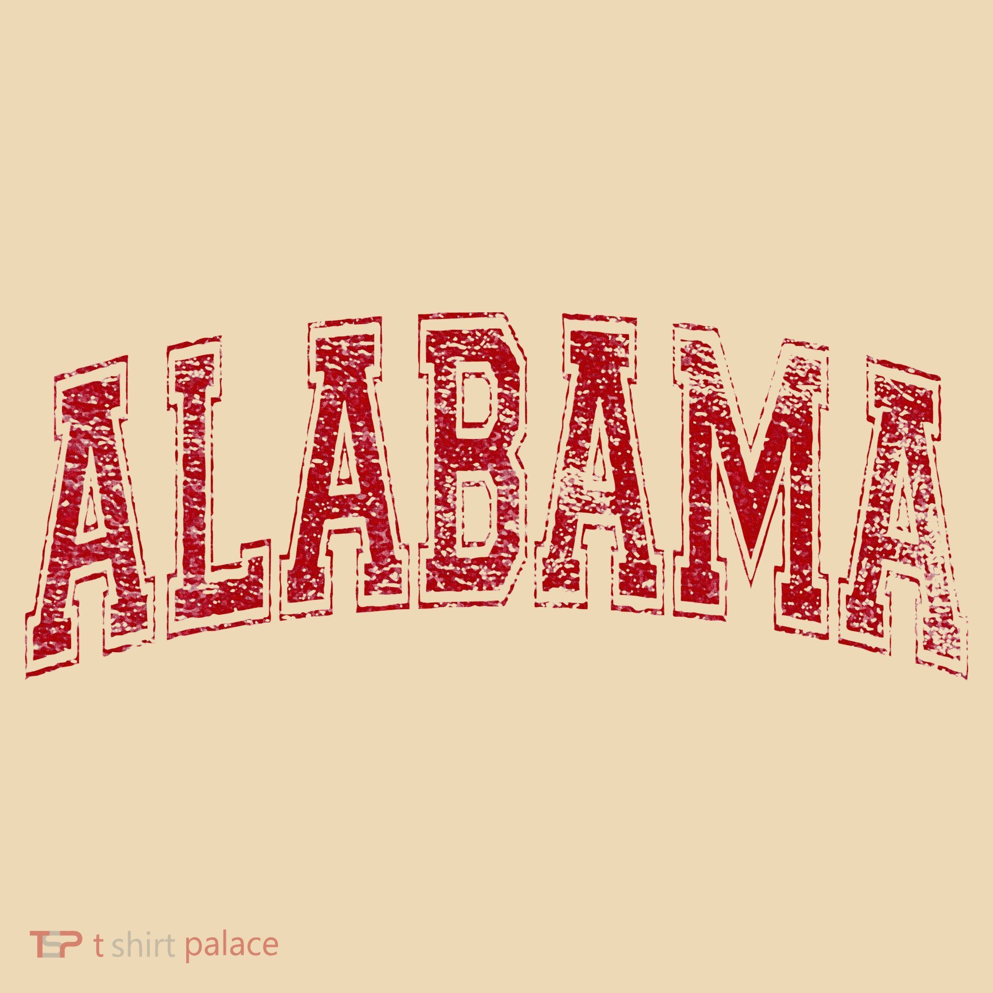 State Of Alabama Varsity Style Women's Tank Top