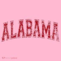 State Of Alabama Varsity Style Coaster thumb 2