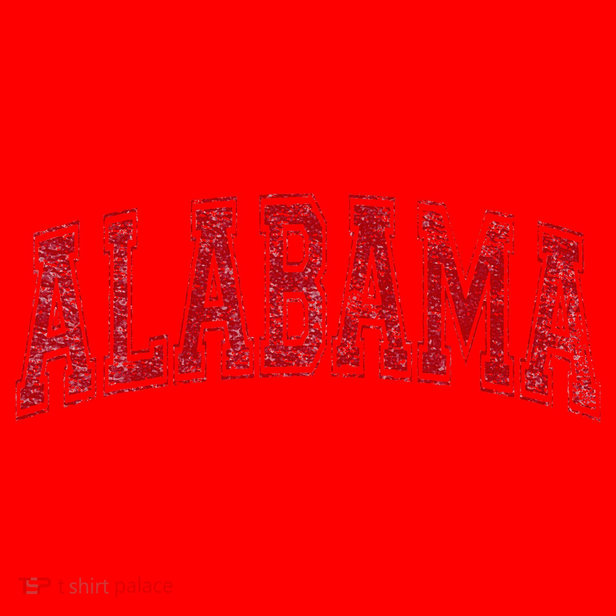 State Of Alabama Varsity Style Santa Hat