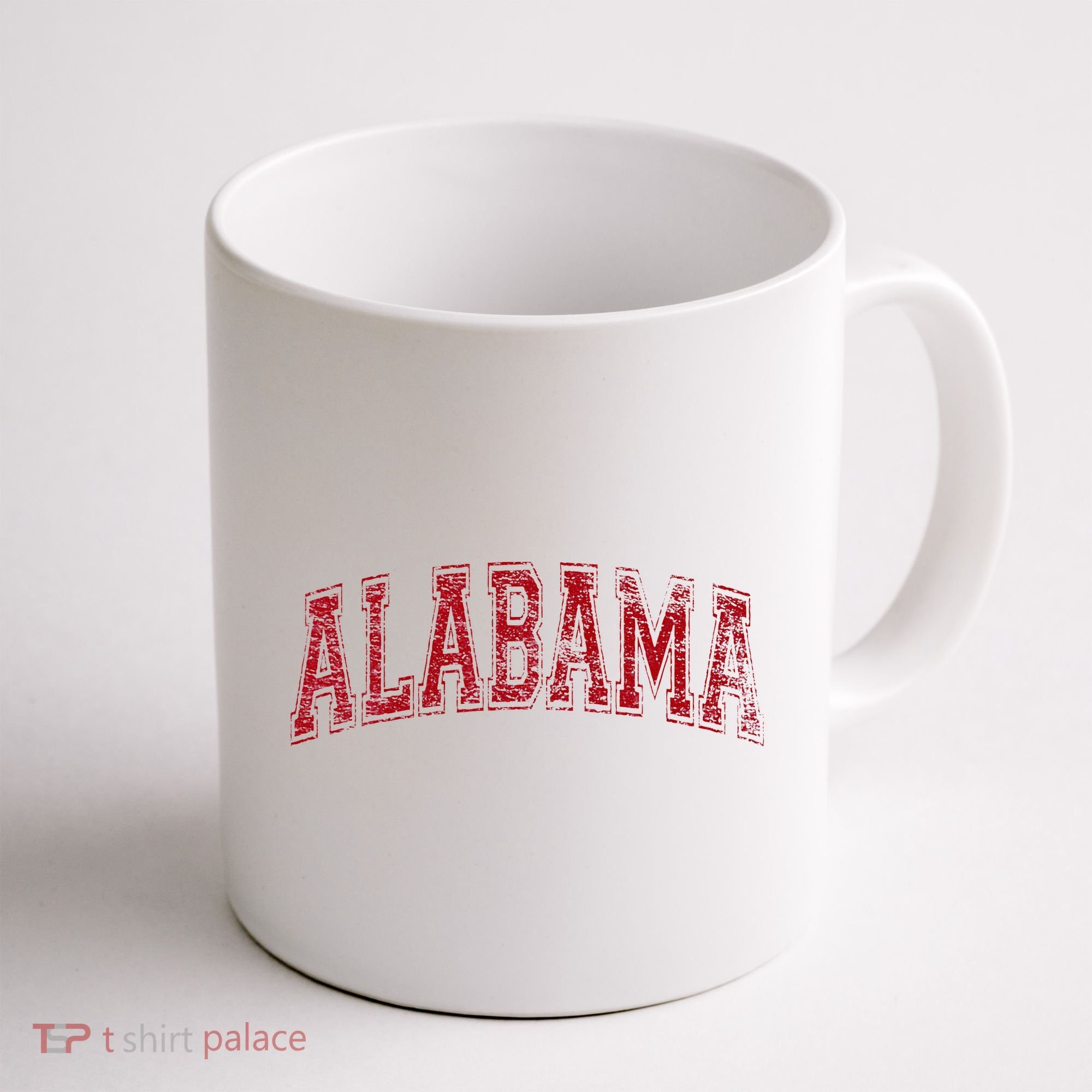 State Of Alabama Varsity Style Coffee Mug
