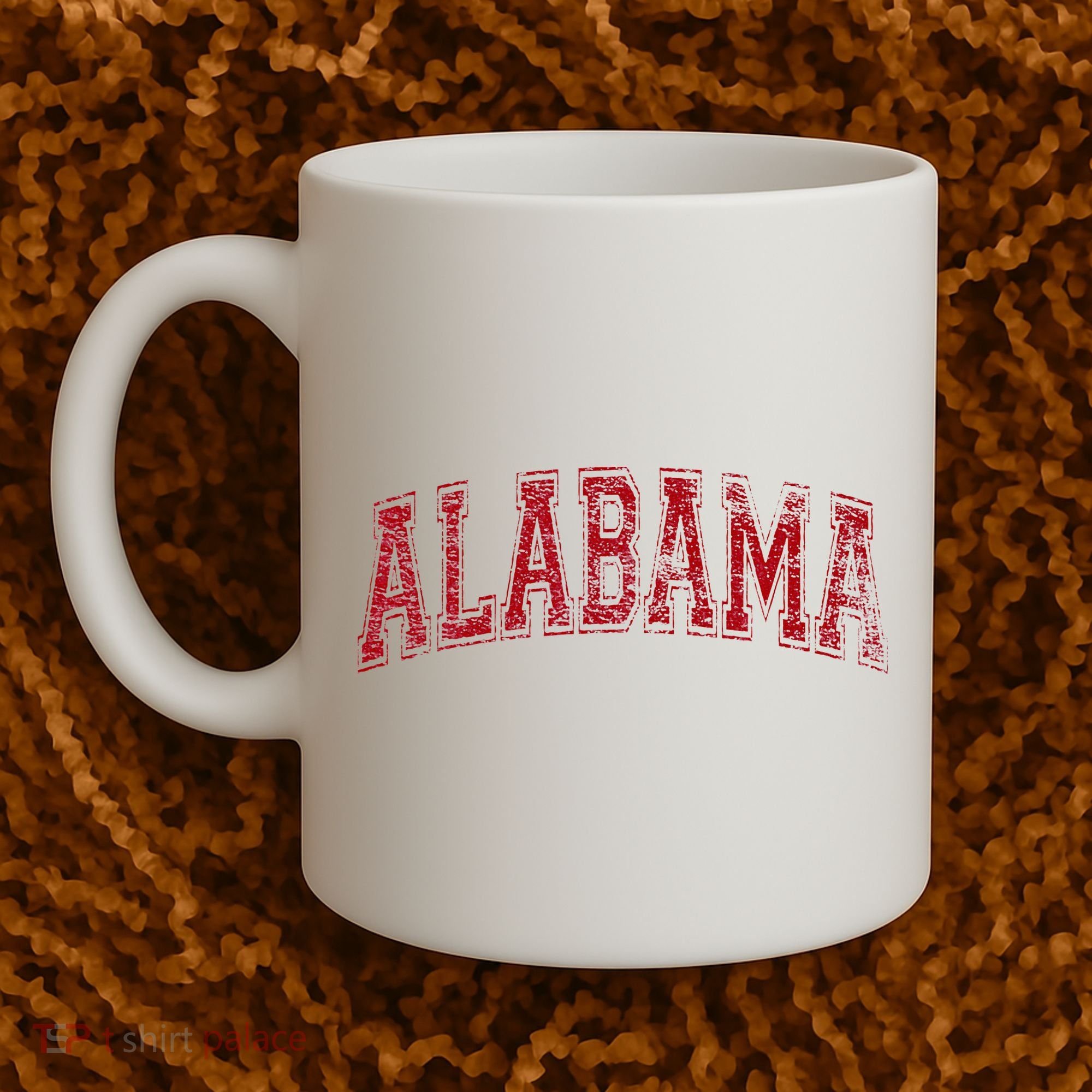 State Of Alabama Varsity Style Coffee Mug