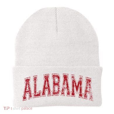 State Of Alabama Varsity Style Beanie