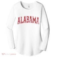 State Of Alabama Varsity Style Women's Perfect Tri Tunic Long Sleeve Shirt thumb 0
