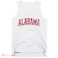 State Of Alabama Varsity Style Tank Top thumb 0