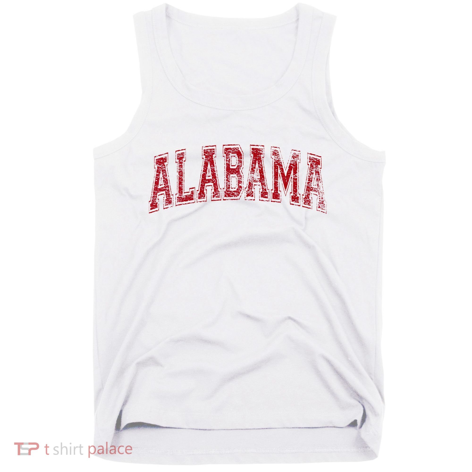 State Of Alabama Varsity Style Tank Top