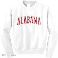 State Of Alabama Varsity Style Kids Sweatshirt thumb 0