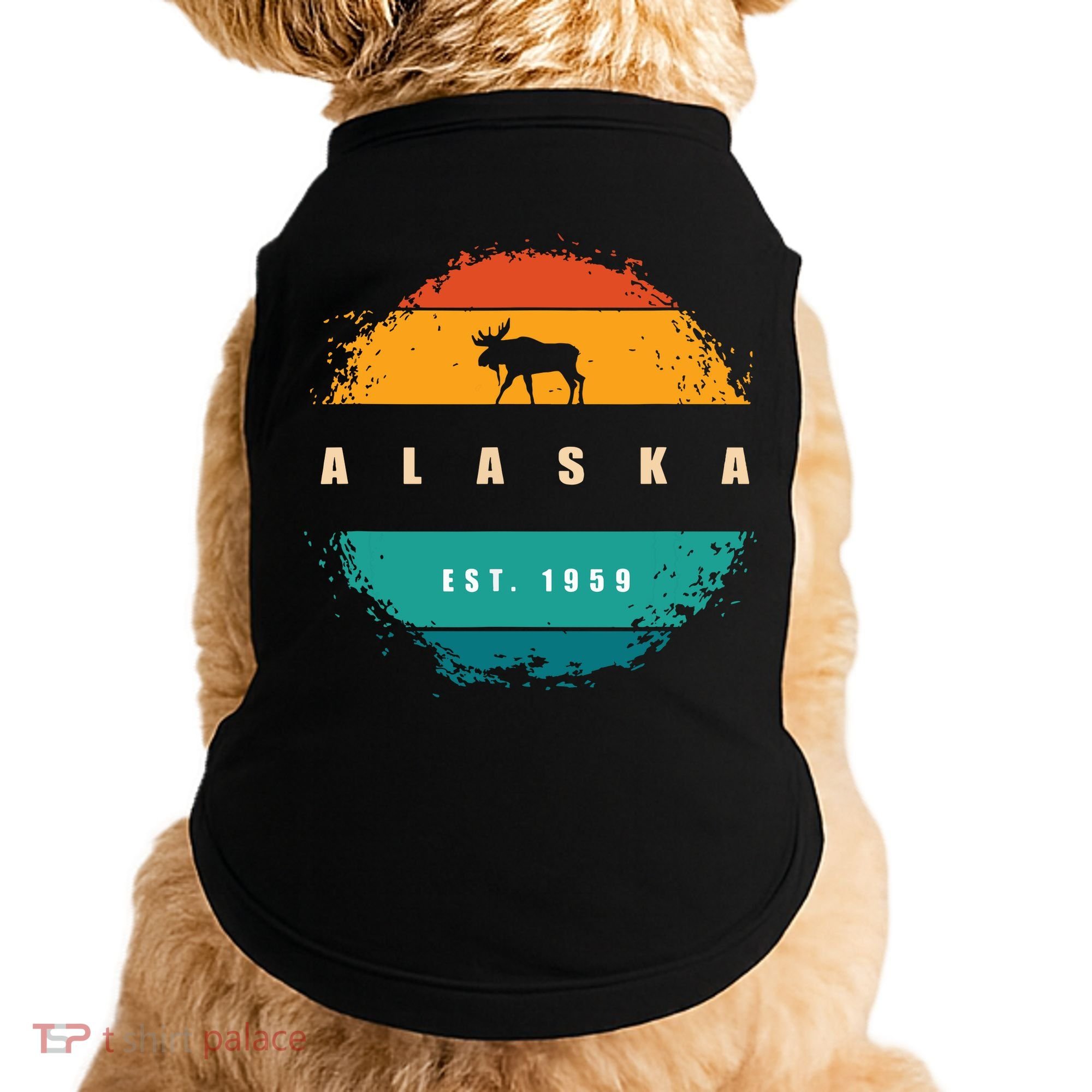 State Of Alaska Doggie Tank