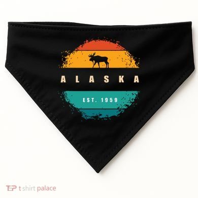 State Of Alaska USA-Made Doggie Bandana