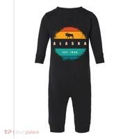 State Of Alaska Infant Fleece One Piece thumb 0