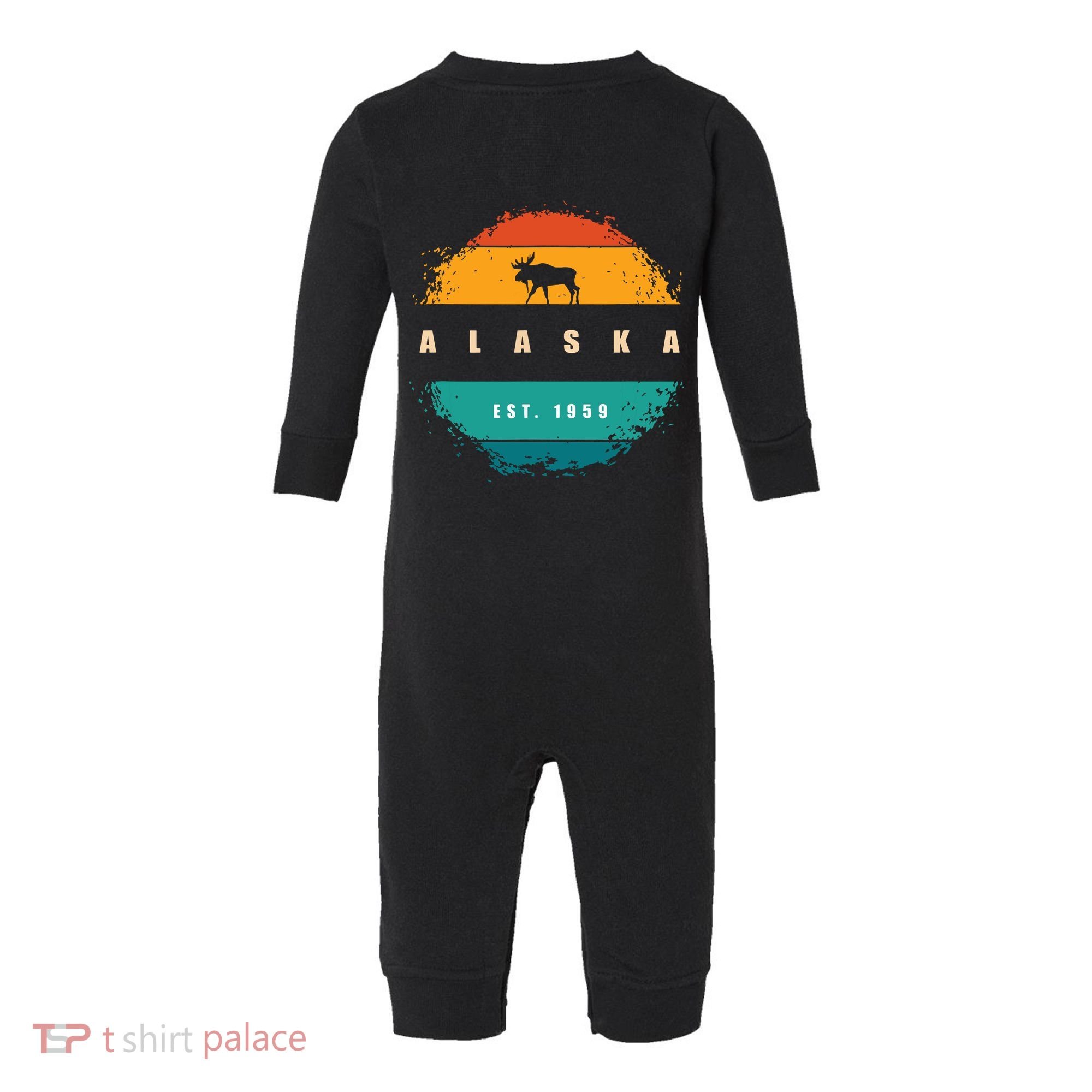 State Of Alaska Infant Fleece One Piece