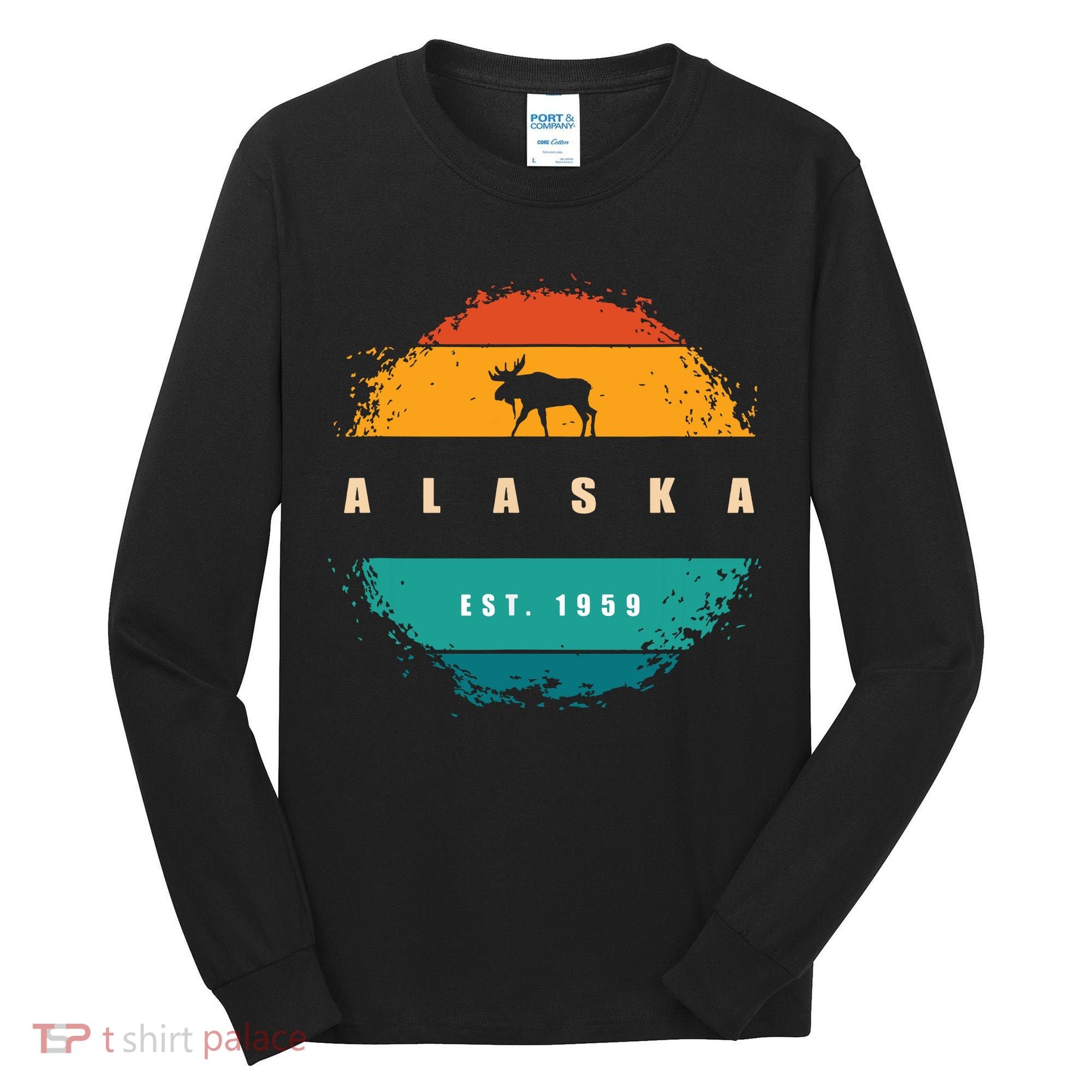State Of Alaska Tall Long Sleeve Shirt