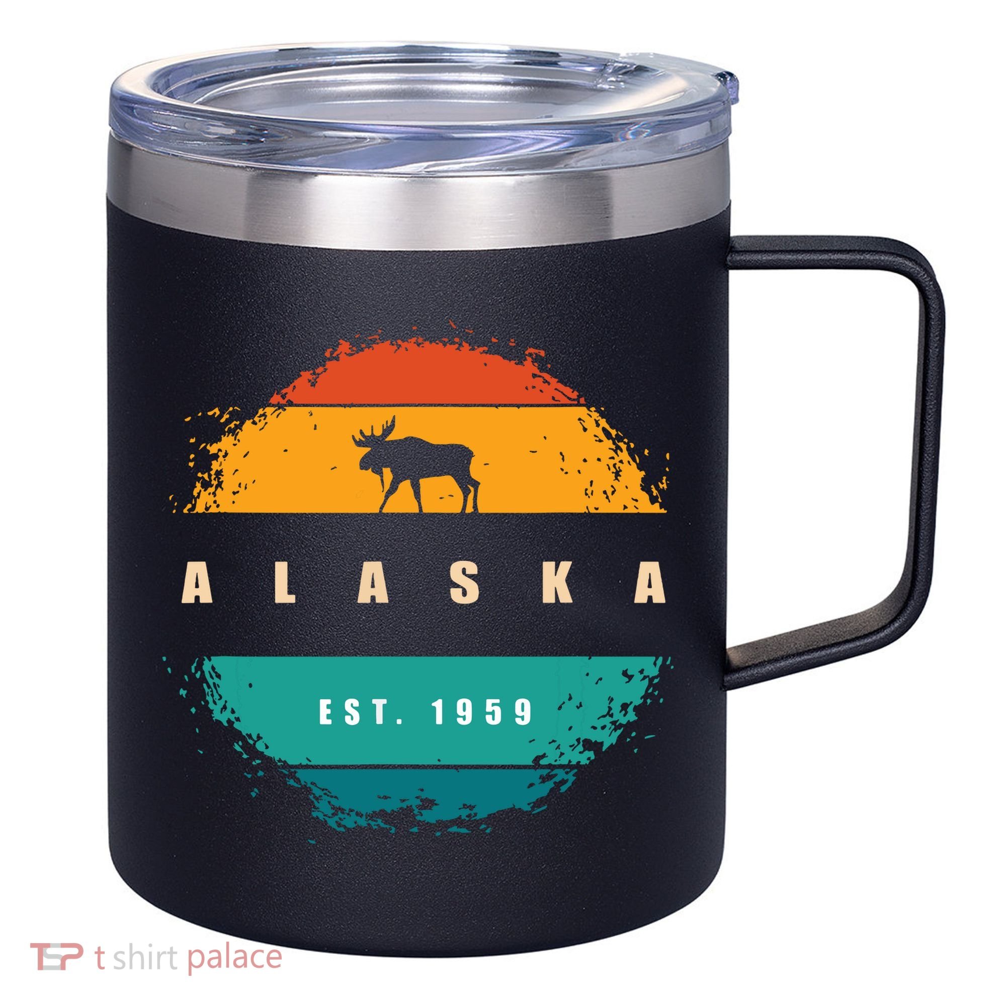 State Of Alaska 12oz Stainless Steel Coffee Mug