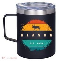 State Of Alaska 12oz Stainless Steel Coffee Mug thumb 2