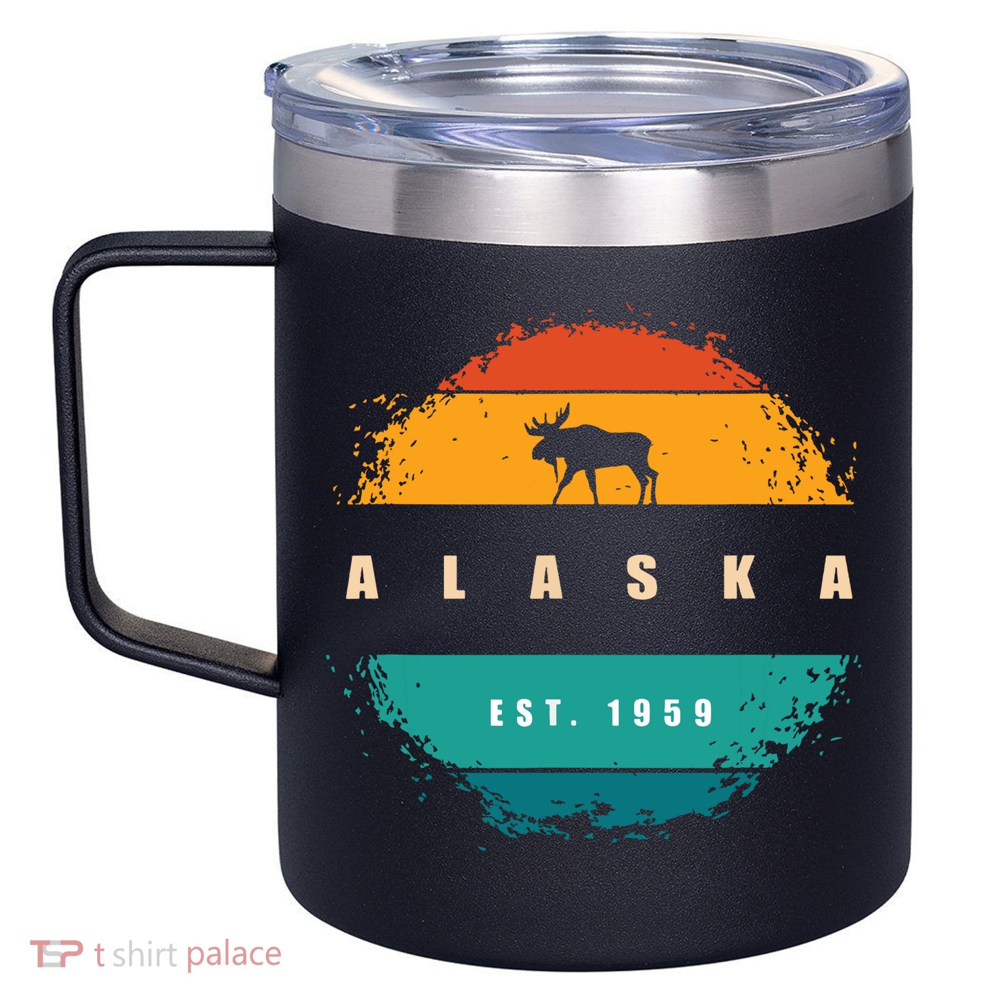 State Of Alaska 12oz Stainless Steel Coffee Mug