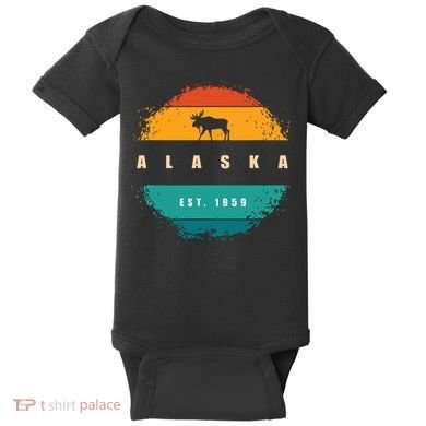 State Of Alaska Baby Bodysuit