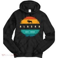 State Of Alaska Tie Dye Hoodie thumb 0