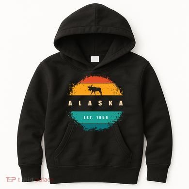 State Of Alaska Kids Hoodie